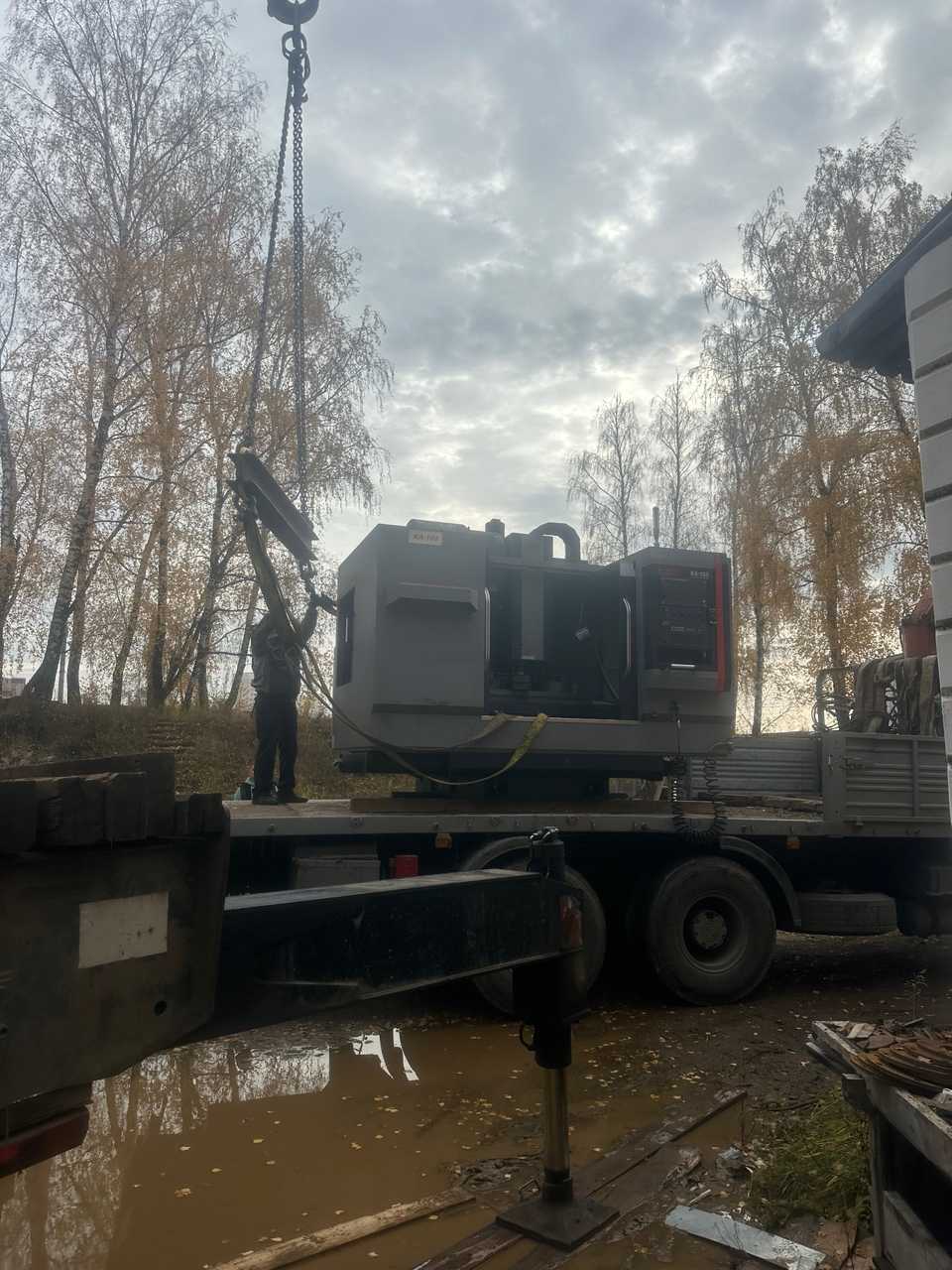 Монтаж оборудования до